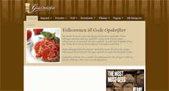 Desktop Screenshot of gode-opskrifter.dk